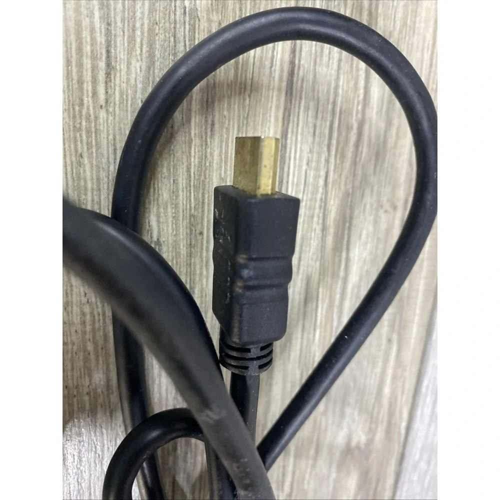 6 ft High-Speed HDMI Cable PVC Black Cord Electronic‎ Cord